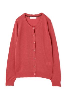 ＜アリスバーリー/Aylesbury＞ ◆大きいサイズ◆クルーネックニットカーディガン(8137255040) ピンク 【三越・伊勢丹/公式】