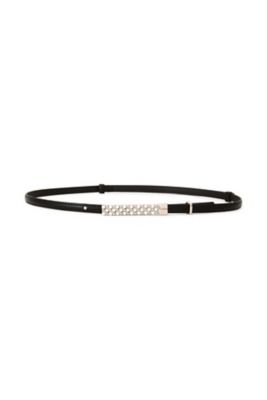 ＜アリスバーリー/Aylesbury＞ 大きいサイズ パールバーベルト(8137259012) クロ 【三越・伊勢丹/公式】