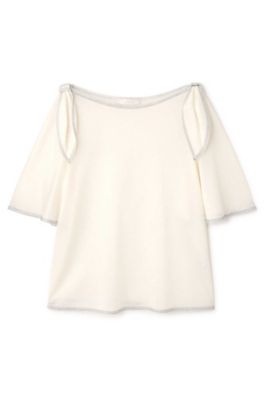＜アリスバーリー/Aylesbury＞ ◆大きいサイズ◆ショルダーリボンステッチカットソー(8137265019) アイボリー 【三越・伊勢丹/公式】