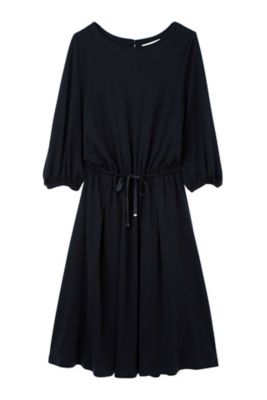 ＜アリスバーリー/Aylesbury＞ ◆大きいサイズ◆ソフトポンチドロストリングスワンピース(8137291021) ネービーブルー 【三越・伊勢丹/公式】