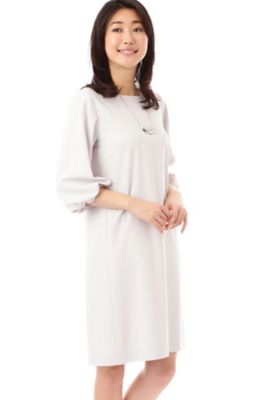 【SALE（三越）】＜22OCTOBRE＞ [ウォッシャブル]パフスリーブワンピース(8537111510) グレー 【三越・伊勢丹/公式】