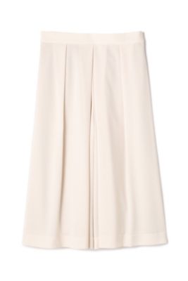 【SALE（三越）】＜22OCTOBRE＞ (34~40サイズ)落ち感ジャージースカウチョ(8537141104) シロ 【三越・伊勢丹/公式】
