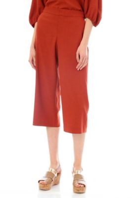 【SALE（三越）】＜22OCTOBRE＞ [サックス/ブルーWEB限定][ウォッシャブル]モックツイストパンツ(8537141357) オレンジ 【三越・伊勢丹/公式】
