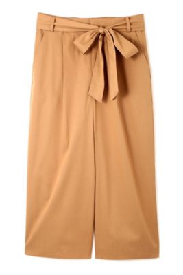 【SALE（三越）】＜22OCTOBRE＞ [ウォッシャブル]TEN/Nクロップドワイドパンツ(8537141606) ベージュ 【三越・伊勢丹/公式】