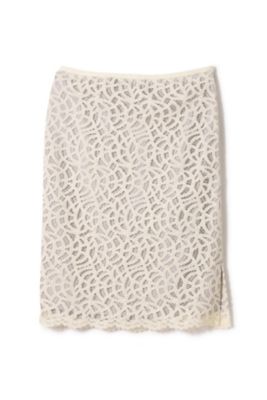 【SALE（三越）】＜22OCTOBRE＞ アリーゼレーススカート(8537142205) シロ 【三越・伊勢丹/公式】