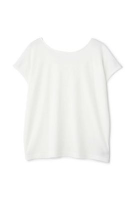 ＜22OCTOBRE＞ [ウォッシャブル]トリアセレースアップカットソー(8537146614) シロ 【三越・伊勢丹/公式】