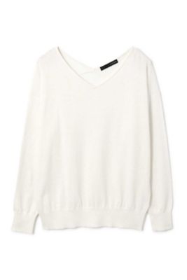 【SALE（三越）】＜22OCTOBRE＞ リネンミックスニット(8537155365) シロ 【三越・伊勢丹/公式】