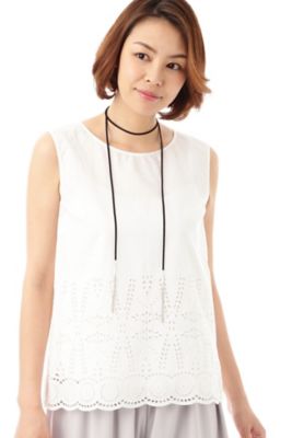【SALE（三越）】＜22OCTOBRE＞ [ウォッシャブル]インド刺繍ブラウス(8537158453) シロ 【三越・伊勢丹/公式】