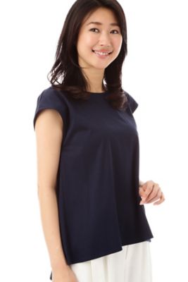 【SALE（三越）】＜22OCTOBRE＞ [ウォッシャブル]バックレースカットソー(8537195503) ネービーブルー 【三越・伊勢丹/公式】