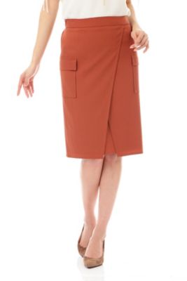 【SALE（三越）】＜22OCTOBRE＞ ラチネラップスカート(8537196406) オレンジ 【三越・伊勢丹/公式】