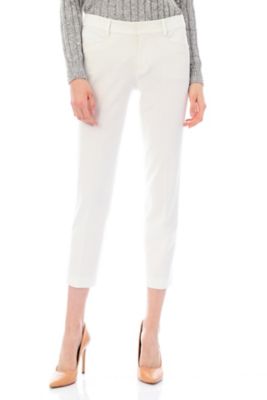 【SALE（三越）】＜22OCTOBRE＞ [ウォッシャブル](32~42サイズ)ギャバクロップドトラウザー(8537197160) シロ 【三越・伊勢丹/公式】