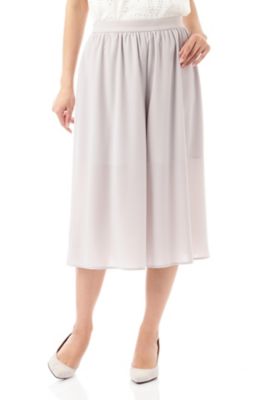 【SALE（三越）】＜22OCTOBRE＞ [ウォッシャブル]ヴィンテージジョーゼットパンツ(8537197453) グレー 【三越・伊勢丹/公式】