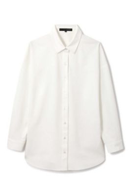 【SALE（三越）】＜22OCTOBRE＞ [ウォッシャブル]オーバーサイズジャージーシャツ(8537198361) シロ 【三越・伊勢丹/公式】