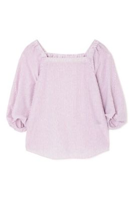 【SALE（三越）】＜22OCTOBRE＞ [ウォッシャブル]ストライプジャージーシャツ(8537198559) パープル 【三越・伊勢丹/公式】