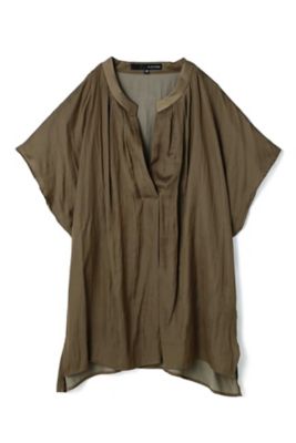 ＜22OCTOBRE＞ [ウォッシャブル][PRE FALL]割繊サテンエアフロー(8537236715) カーキ 【三越・伊勢丹/公式】