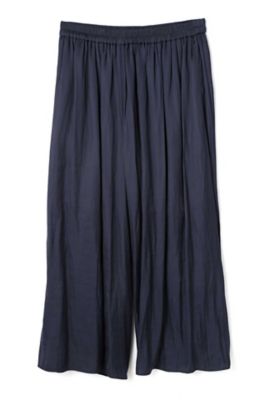 ＜22OCTOBRE＞ [ウォッシャブル][PRE FALL]割繊サテンエアフローパンツ(8537241716) ネービーブルー 【三越・伊勢丹/公式】