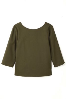 ＜22OCTOBRE＞ ブランドブッチャーセットアップブラウス(8537298853) カーキ 【三越・伊勢丹/公式】