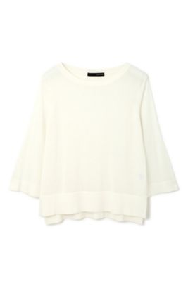 【SALE（三越）】＜22OCTOBRE L＞ ◆大きいサイズ◆ハイツイストニット(8597155302) シロ 【三越・伊勢丹/公式】