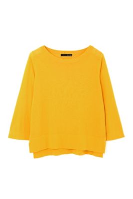 【SALE（三越）】＜22OCTOBRE L＞ ◆大きいサイズ◆ハイツイストニット(8597155302) キイロ 【三越・伊勢丹/公式】