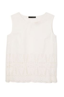 【SALE（三越）】＜22OCTOBRE L＞ ◆大きいサイズ◆インド刺繍ブラウス(8597158453) シロ 【三越・伊勢丹/公式】
