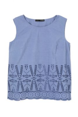 【SALE（三越）】＜22OCTOBRE L＞ ◆大きいサイズ◆インド刺繍ブラウス(8597158453) アオ 【三越・伊勢丹/公式】