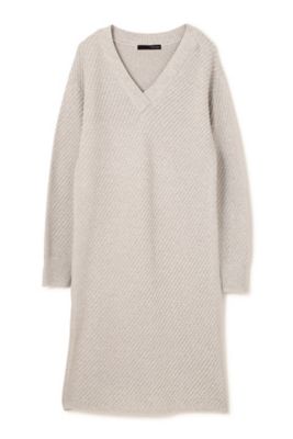 【SALE（三越）】＜22OCTOBRE L＞ ◆大きいサイズ◆カプリツイストニットワンピース(8597171154) ベージュ 【三越・伊勢丹/公式】