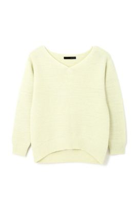 【SALE（三越）】＜22OCTOBRE L＞ ◆大きいサイズ◆カプリツイストニット(8597175155) キイロ 【三越・伊勢丹/公式】