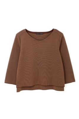 【SALE（三越）】＜22OCTOBRE L＞ ◆大きいサイズ◆ニットアップトップス(8597175257) チャイロ 【三越・伊勢丹/公式】