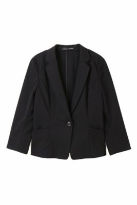 【SALE（三越）】＜22OCTOBRE L＞ ◆大きいサイズ◆クールマックスモクロディジャケット(8597193511) クロ 【三越・伊勢丹/公式】
