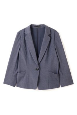 【SALE（三越）】＜22OCTOBRE L＞ ◆大きいサイズ◆クールマックスモクロディジャケット(8597193511) ネービーブルー 【三越・伊勢丹/公式】