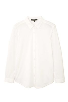 【SALE（三越）】＜22OCTOBRE L＞ ◆大きいサイズ◆ジャージーシャツ(8597198157) シロ 【三越・伊勢丹/公式】