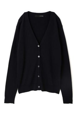 ＜22OCTOBRE L＞ ◆大きいサイズ◆[洗える]リブカーディガン(8597255805) クロ 【三越・伊勢丹/公式】