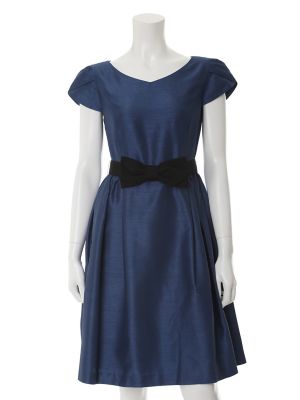 ＜エフデ/ef-de＞ クラシックフレアワンピース(5163121038) ブルー 【三越・伊勢丹/公式】