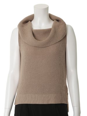 【SALE（三越）】＜エフデ/ef-de＞ ボリュームネックノースリーブニット(5163170010) ベージュ 【三越・伊勢丹/公式】