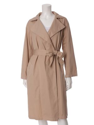 ＜エフデ/ef-de＞ 《NECO BRAND》ミリタリーワイドラップコート(5171114308) ベージュ 【三越・伊勢丹/公式】