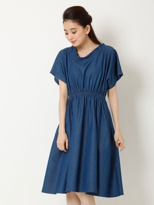 【SALE（三越）】＜エフデ/ef-de＞ 《NECO BRAND》メープル(R)・デニム2WAYワンピース(5171121310) インディゴ 【三越・伊勢丹/公式】