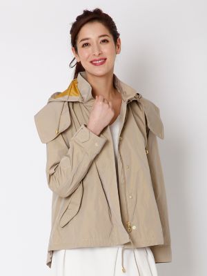 【SALE（三越）】＜エフデ/ef-de＞ バイカラーナイロンジップブルゾン(5171144003) ベージュ 【三越・伊勢丹/公式】