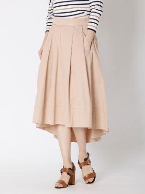 【SALE（三越）】＜エフデ/ef-de＞ 《NECO BRAND》バックロングフレアスカート(5171152319) ベージュ 【三越・伊勢丹/公式】