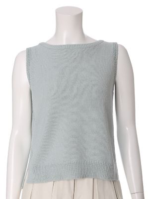 【SALE（三越）】＜エフデ/ef-de＞ バックロングノースリーブニット(5171170024) ペパーミント 【三越・伊勢丹/公式】
