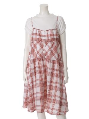 【SALE（三越）】＜エフデ/ef-de＞ 2WAYキャミワンピース《Reana-α》(5172121007) アカ 【三越・伊勢丹/公式】