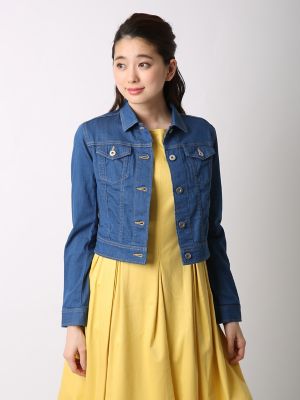 【SALE（三越）】＜エフデ/ef-de＞ 《NECO BRAND》イージーデニムブルゾン(5172144306) ブルー 【三越・伊勢丹/公式】