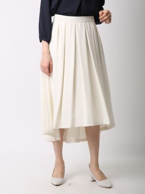 【SALE（三越）】＜エフデ/ef-de＞ バックロングプリーツスカート(5172152023) オフシロ 【三越・伊勢丹/公式】