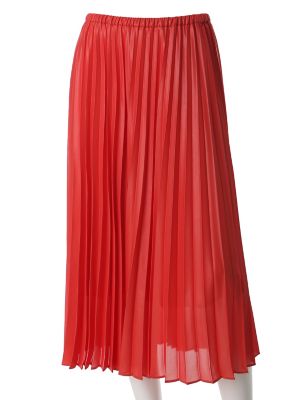 【SALE（三越）】＜エフデ/ef-de＞ ロングプリーツスカート(5172152029) オレンジ 【三越・伊勢丹/公式】