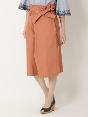 【SALE（三越）】＜エフデ/ef-de＞ 《NECO BRAND》グリストーン加工ハイウエストガウチョ(5172162301) レンガ 【三越・伊勢丹/公式】