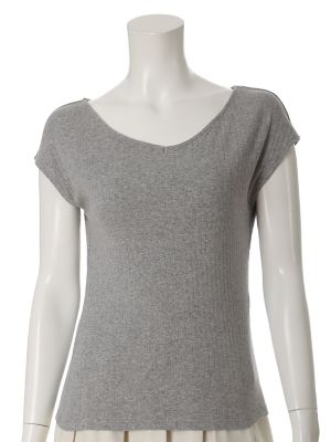 【SALE（三越）】＜エフデ/ef-de＞ フレンチスリーブリブカットソー(5172190039) グレー 【三越・伊勢丹/公式】