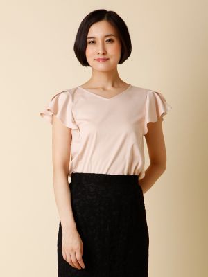 ＜エフデ/ef-de＞ 《ef-de leger》チューリップスリーブカットソー(5172190949) ピンク 【三越・伊勢丹/公式】