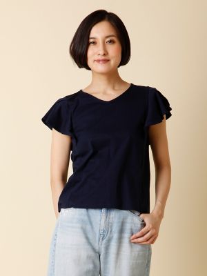 ＜エフデ/ef-de＞ 《ef-de leger》チューリップスリーブカットソー(5172190949) コン 【三越・伊勢丹/公式】