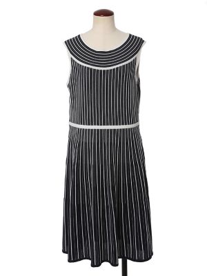 【SALE（三越）】＜マーリエ パー エフデL＞ 大きいサイズ リラクシングストライプワンピース(5471172002) ブルー 【三越・伊勢丹/公式】