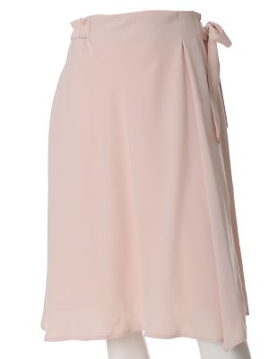 【SALE（三越）】＜ef-de L＞ 大きいサイズ 《ef-de》リボンフレアスカート(5572152025) ピンク 【三越・伊勢丹/公式】