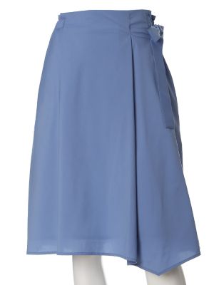 【SALE（三越）】＜ef-de L＞ 大きいサイズ 《ef-de》ラップ風ミモレ丈スカート(5572152030) ブルー 【三越・伊勢丹/公式】
